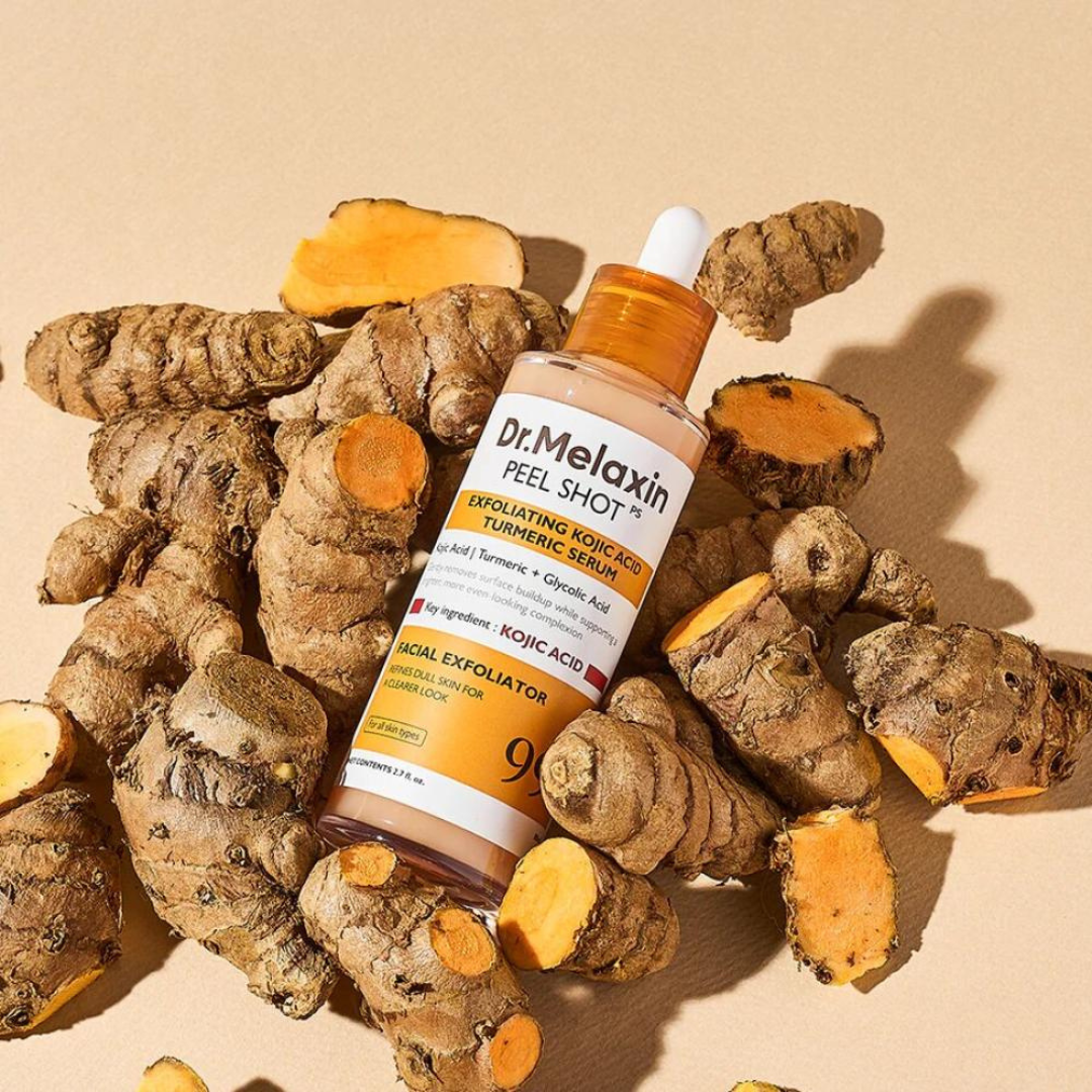سيروم التقشير بحمض الكوجيك والكركم من بيل شوت - 80 مل