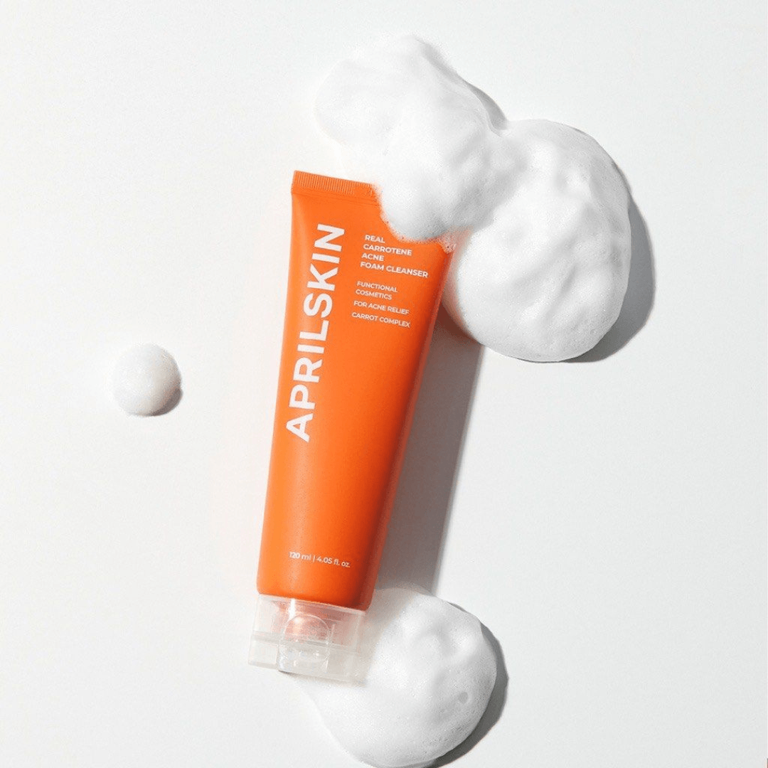 Real Carrotene Acne Foam Cleanser - 120 ml - K-Beauty Arabia