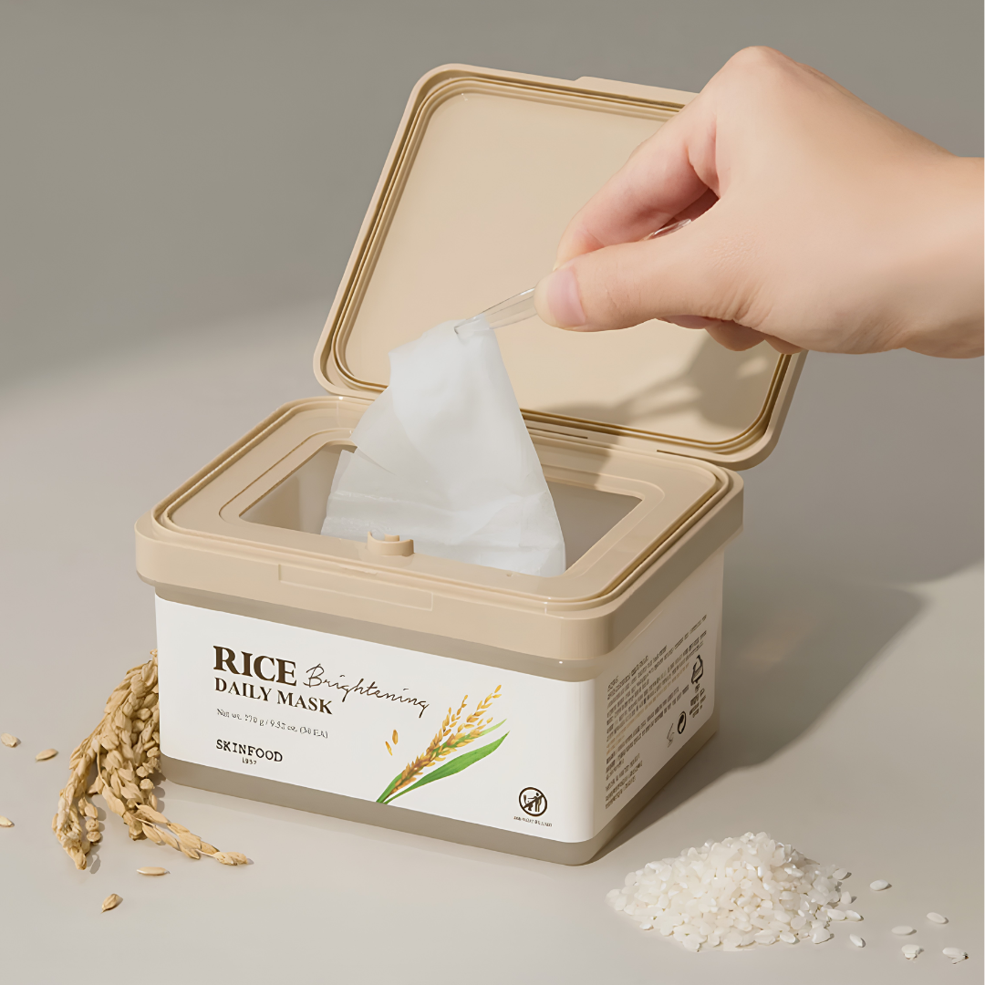 Rice Brightening Daily Mask - 30 Sheets