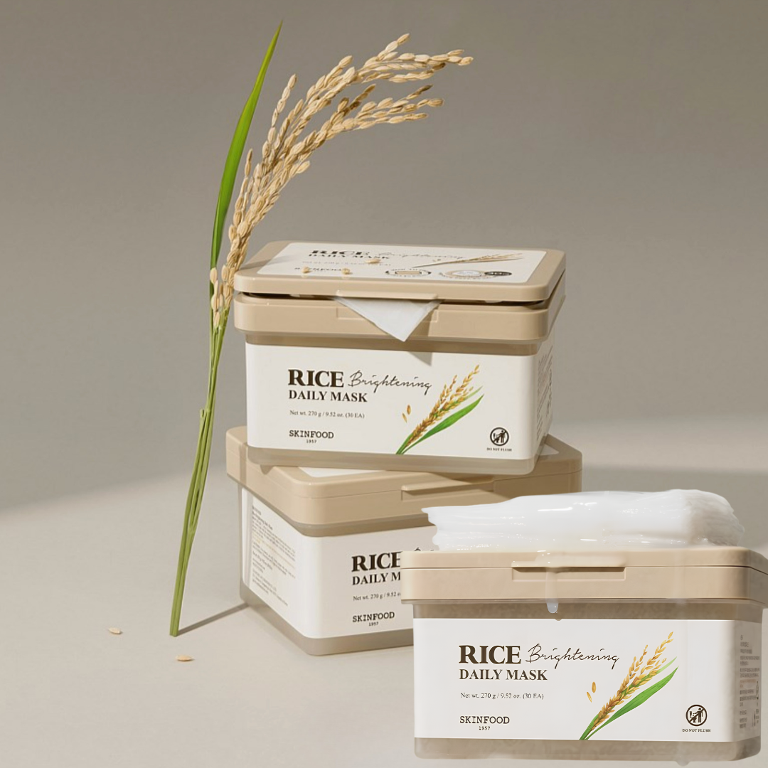Rice Brightening Daily Mask - 30 Sheets