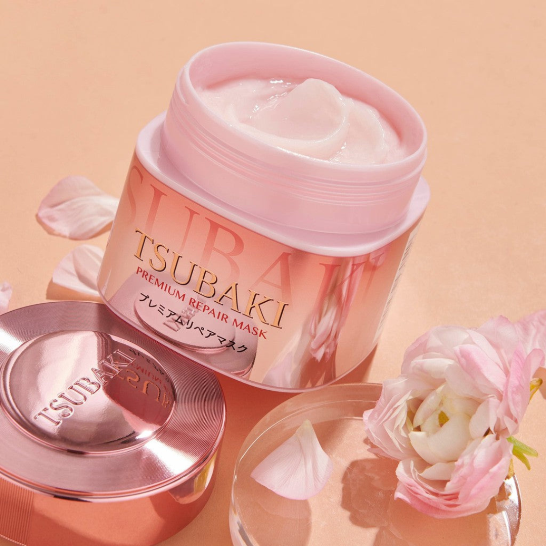 Tsubaki Premium Repair Hair Mask Pink Camellia - 180 g