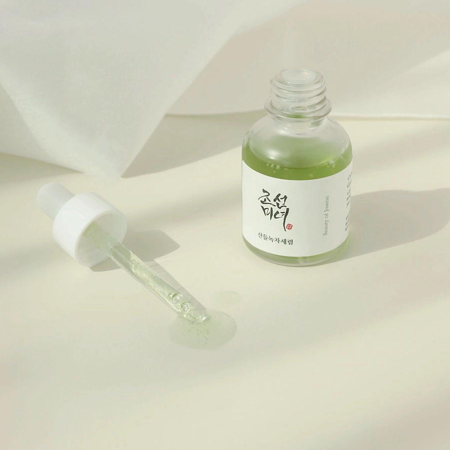Calming Serum: Green Tea + Panthenol - 30 ml - K-Beauty Arabia