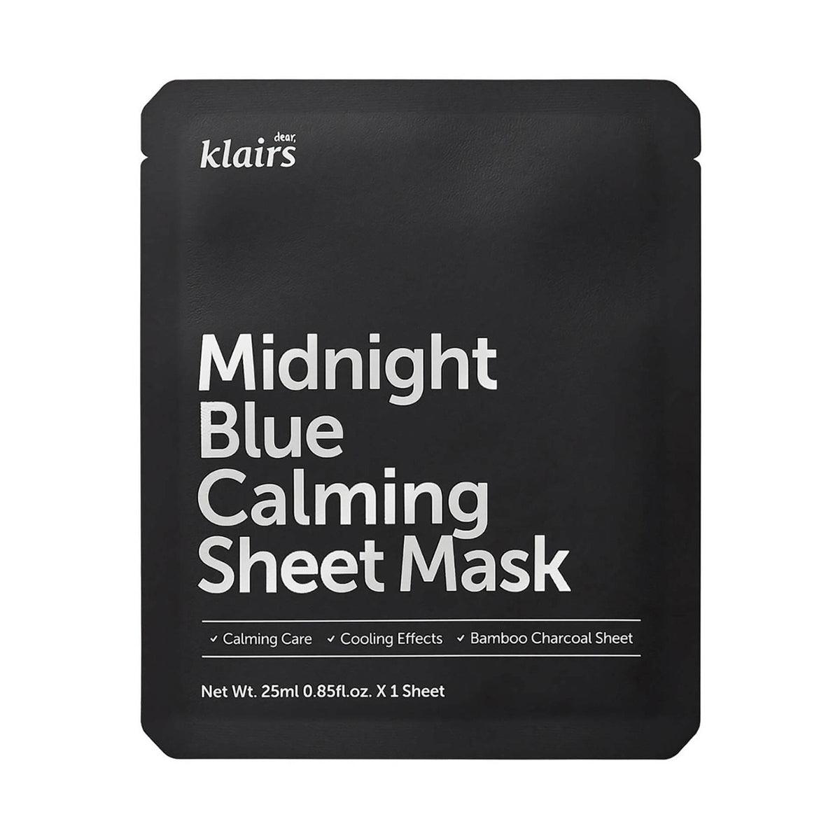 Midnight Blue Calming Sheet Mask - 25 ml - K-Beauty Arabia